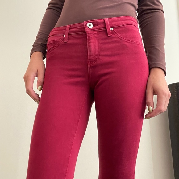 Red AG designer pants - Picture 3 of 4